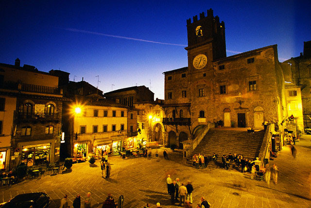 Cortona, tramonto