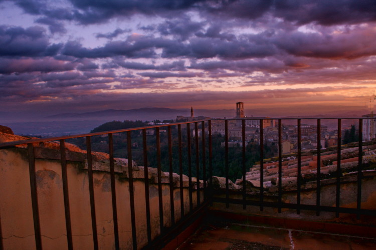 Perugia, terrazza