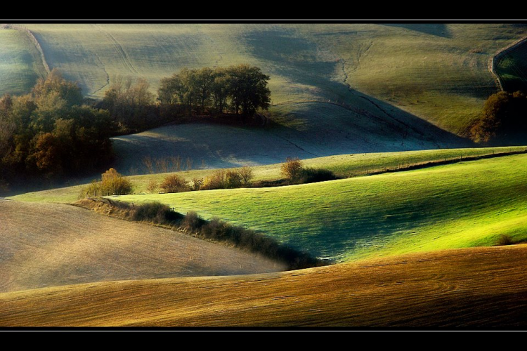 Pienza, autunno