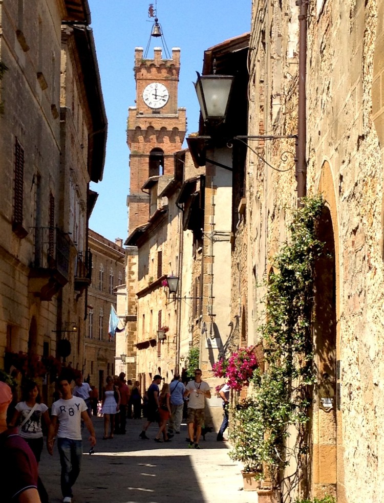 Pienza, il corso