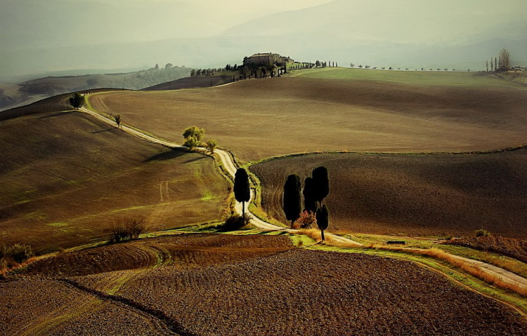 Val d'Orcia, Terrapille