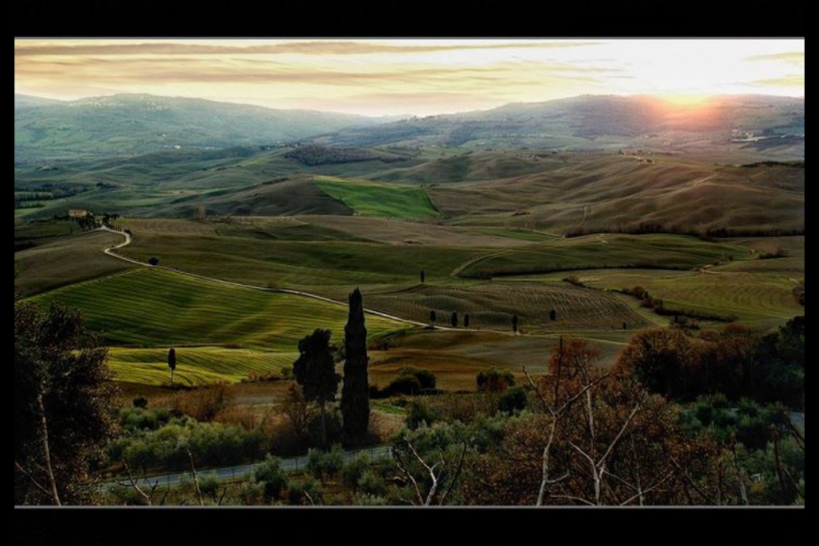 Val d'Orcia, panorama