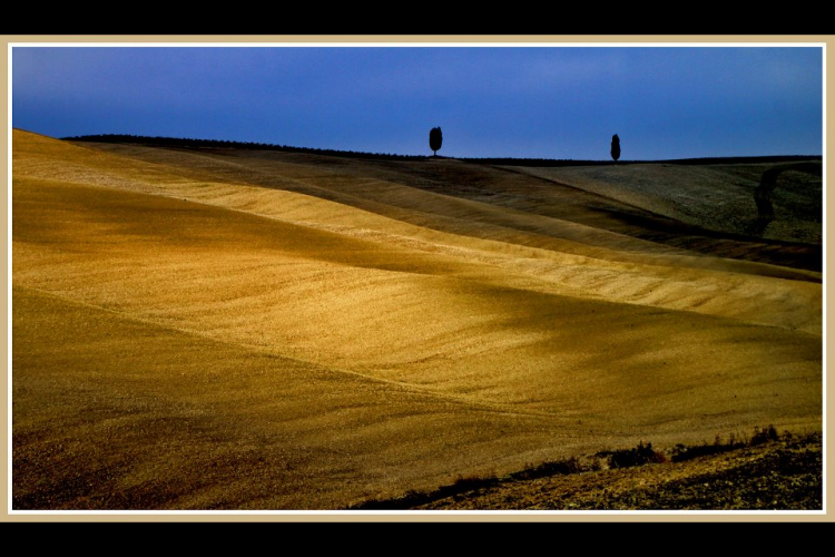 Val d'Orcia, tramonto